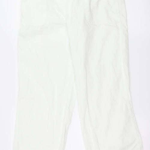 Bonmarché Womens White   Trousers  Size 12 L28 in