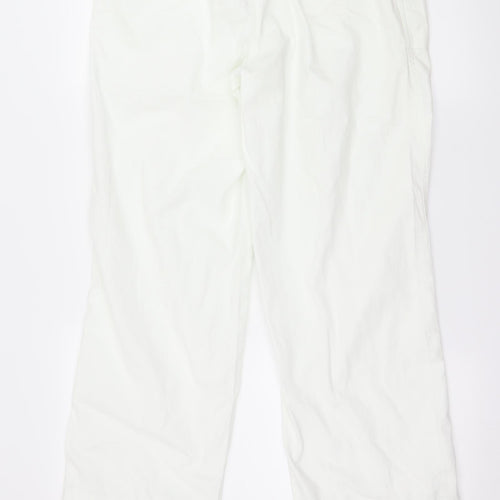 Bonmarché Womens White   Trousers  Size 12 L28 in