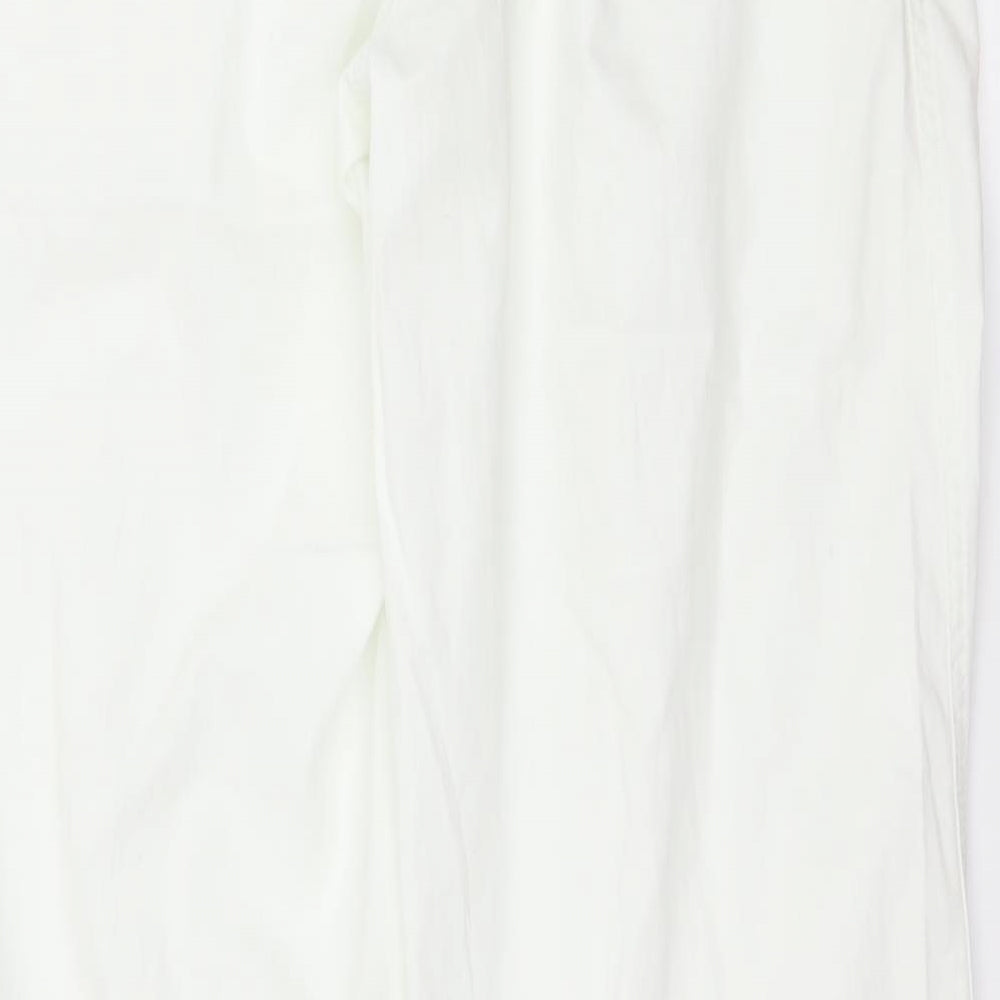 Bonmarché Womens White   Trousers  Size 12 L28 in