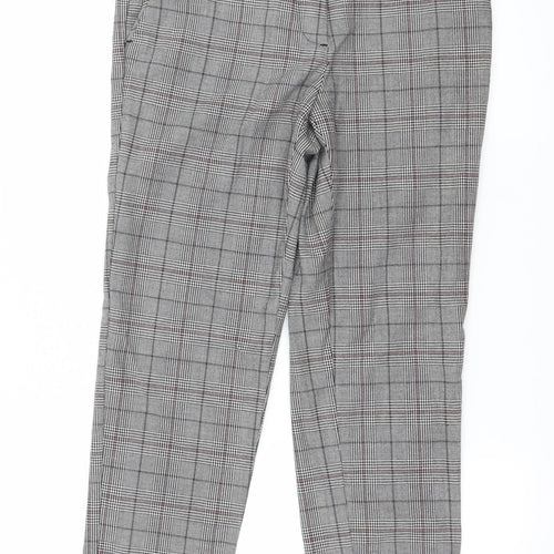H&M Womens Grey   Trousers  Size 8 L25 in