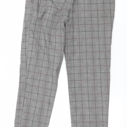 H&M Womens Grey   Trousers  Size 8 L25 in