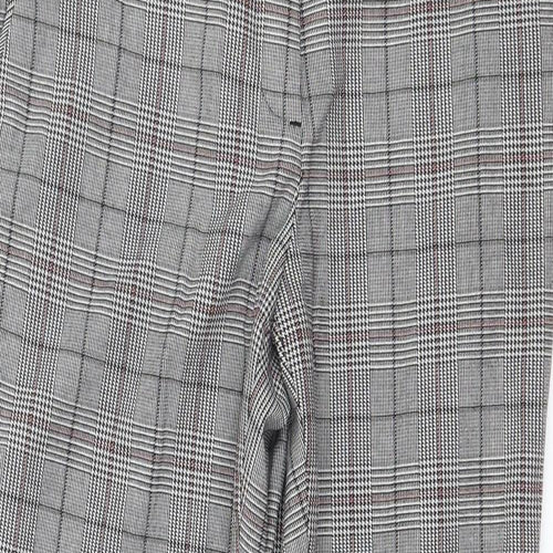 H&M Womens Grey   Trousers  Size 8 L25 in