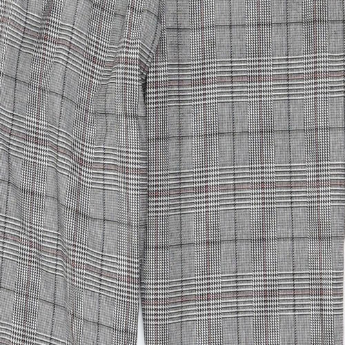 H&M Womens Grey   Trousers  Size 8 L25 in