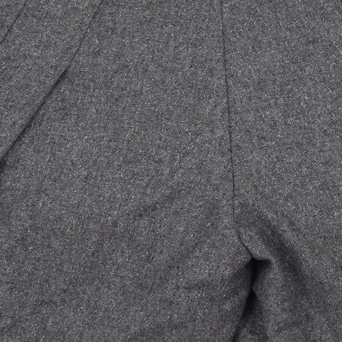 Warehouse Womens Grey   Paperbag Shorts Size 30 in