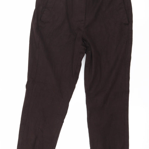 Marks and Spencer Womens Brown   Trousers  Size 10 L24 in