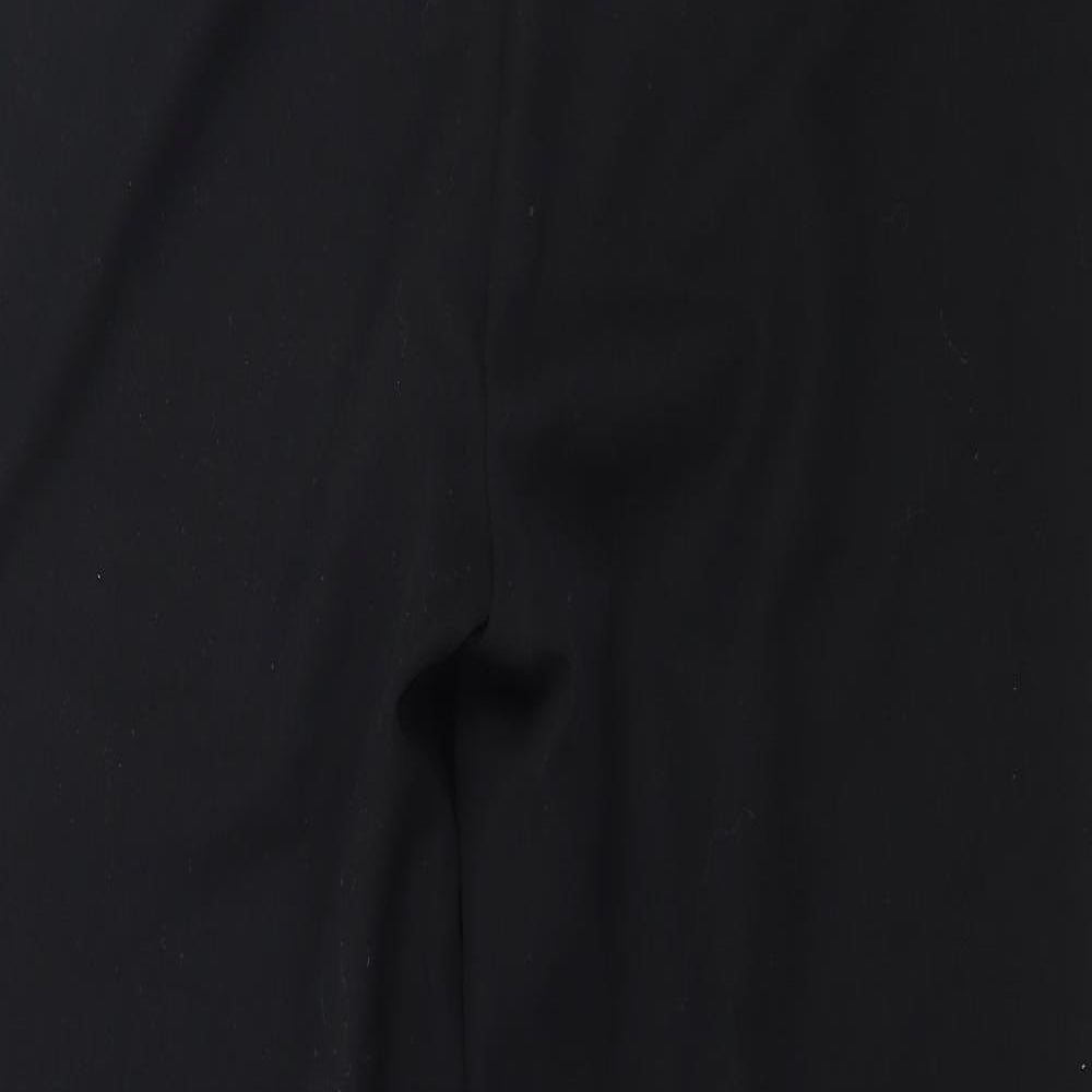 Papaya Womens Black   Trousers  Size 12 L31 in