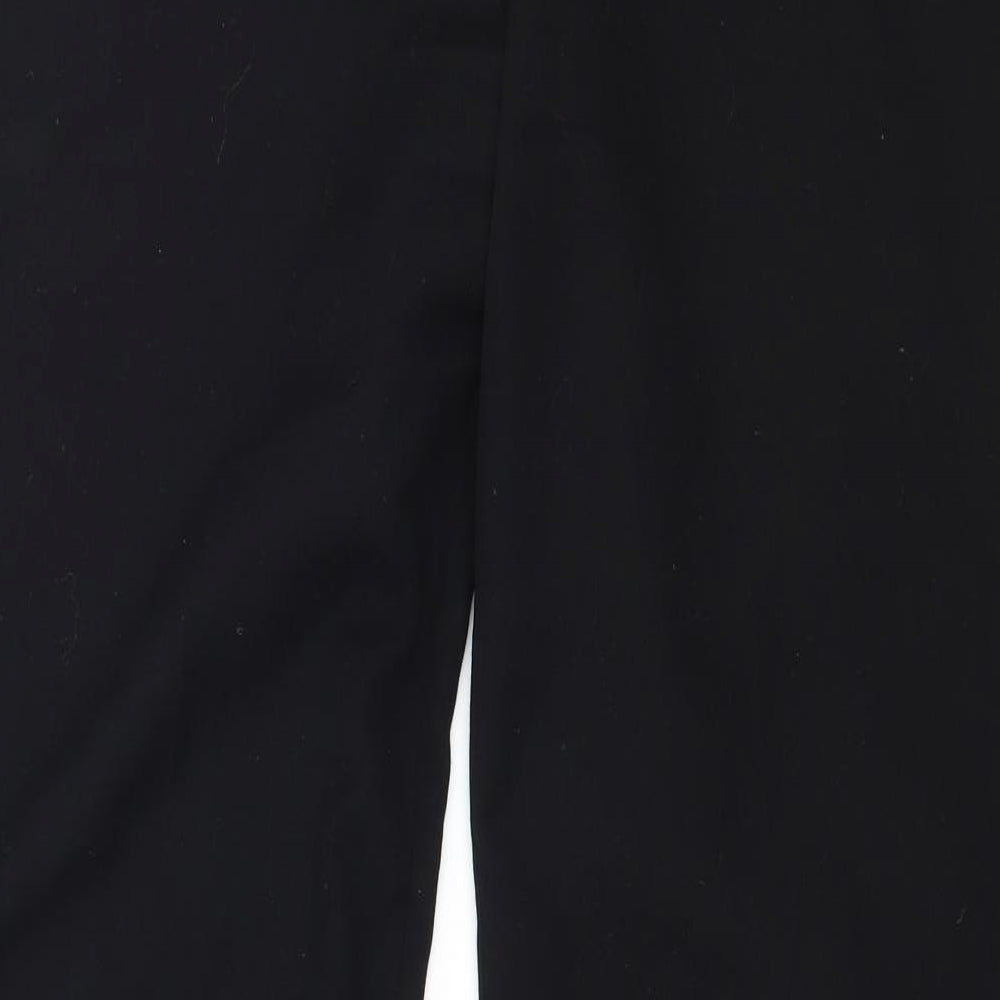 Papaya Womens Black   Trousers  Size 12 L31 in