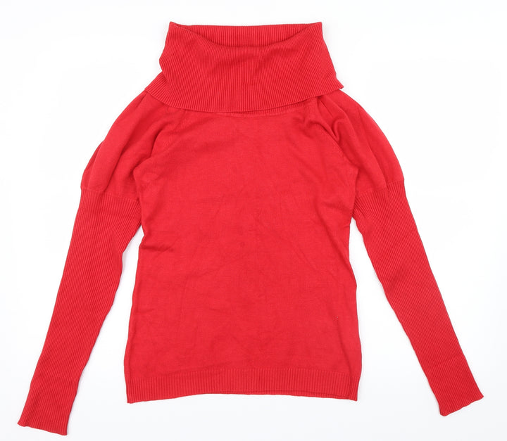 Brave Soul Womens Red   Pullover Jumper Size 12