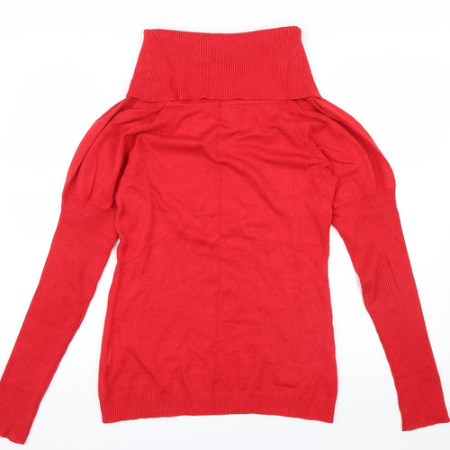 Brave Soul Womens Red   Pullover Jumper Size 12
