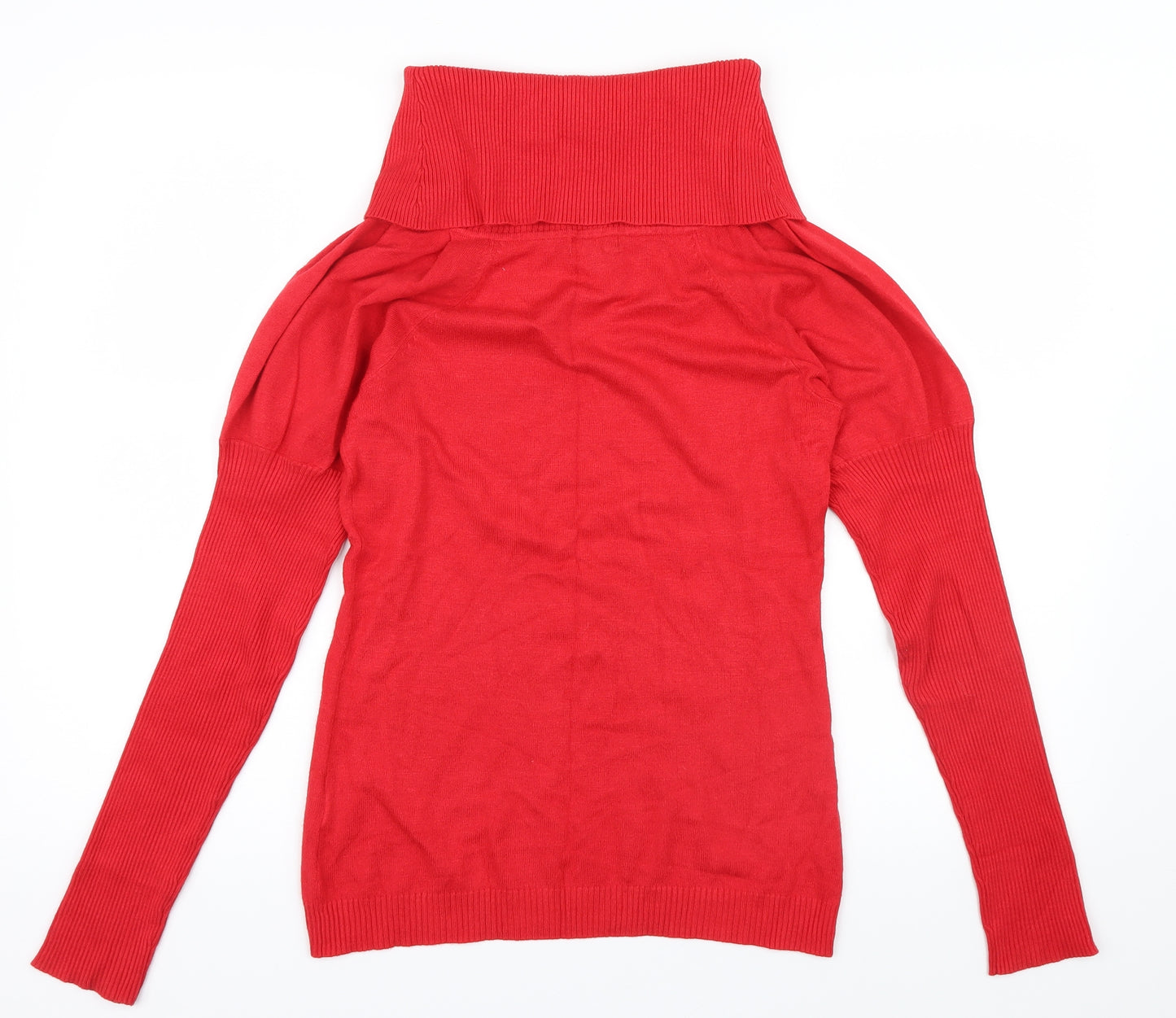 Brave Soul Womens Red   Pullover Jumper Size 12