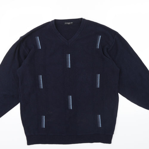 Streamline Mens Blue   Pullover Jumper Size L