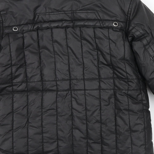Rocha John Rocha Boys Black Colourblock  Basic Coat Coat