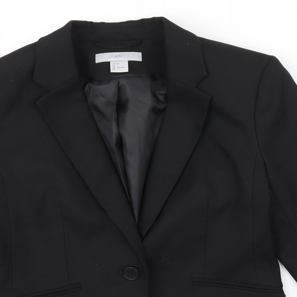 H&M Womens Black   Jacket  Size 8