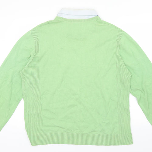 Easy Mens Green   Pullover Jumper Size XL