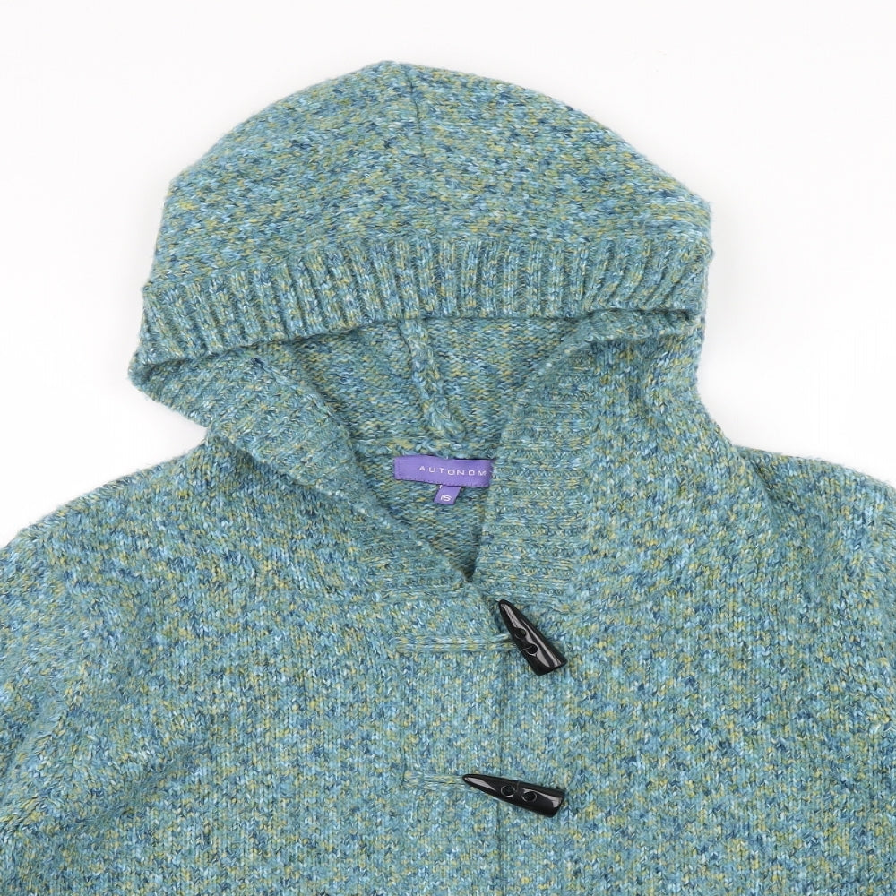 Autonomy Womens Green   Cardigan Jumper Size 16