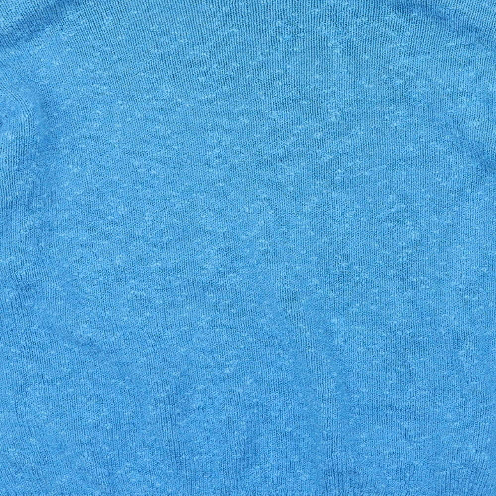 Country Casuals Womens Blue Geometric  Pullover Jumper Size M