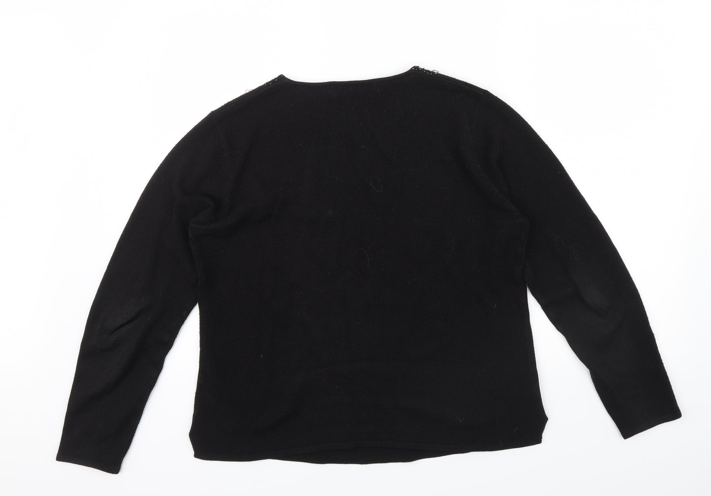 CORDELIA Womens Black   Pullover Jumper Size 14