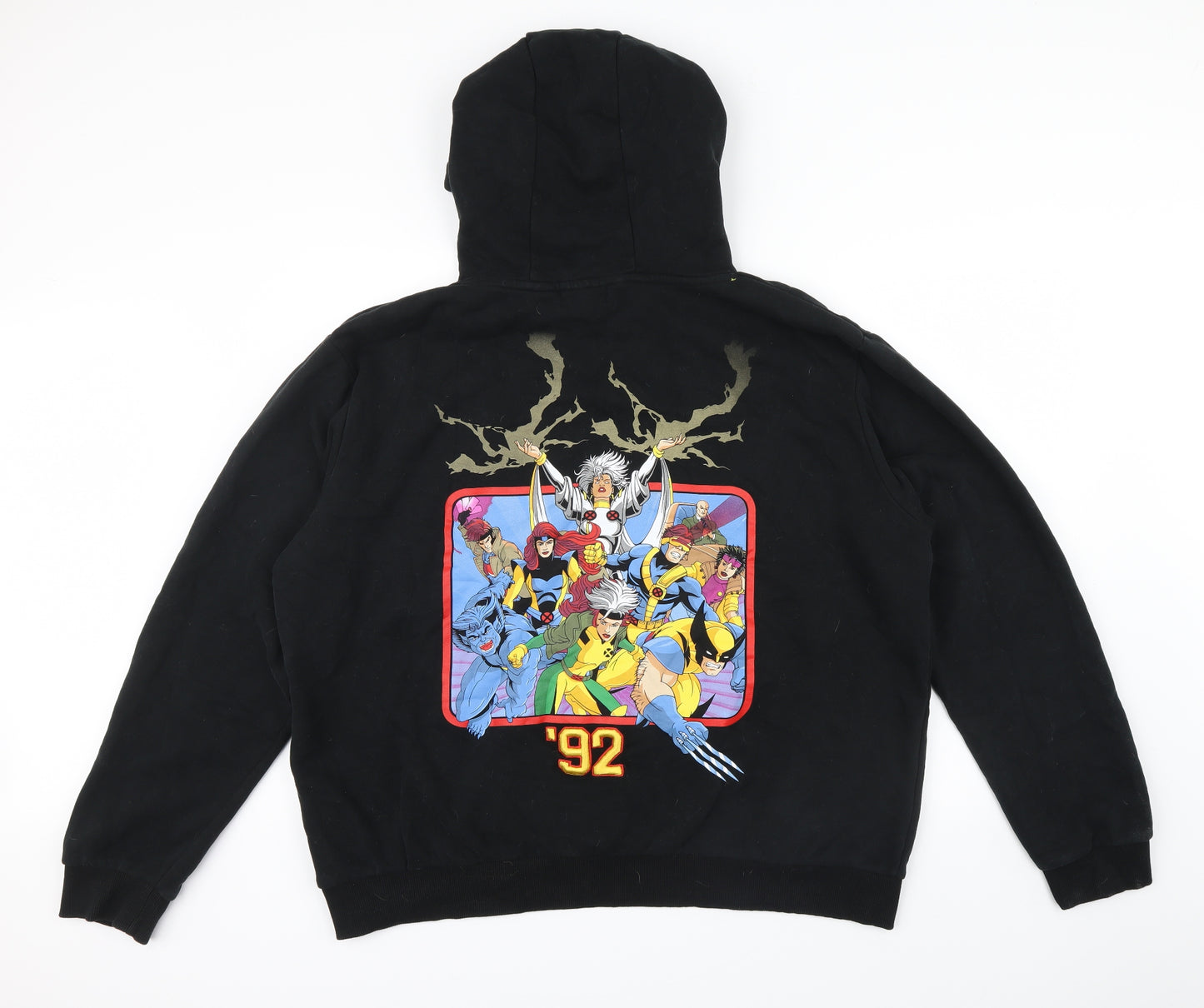 Marvel Mens Black   Pullover Hoodie Size XL  - X MEN