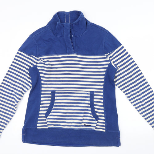 Urban Beach Womens Blue Striped  Pullover Jumper Size 14