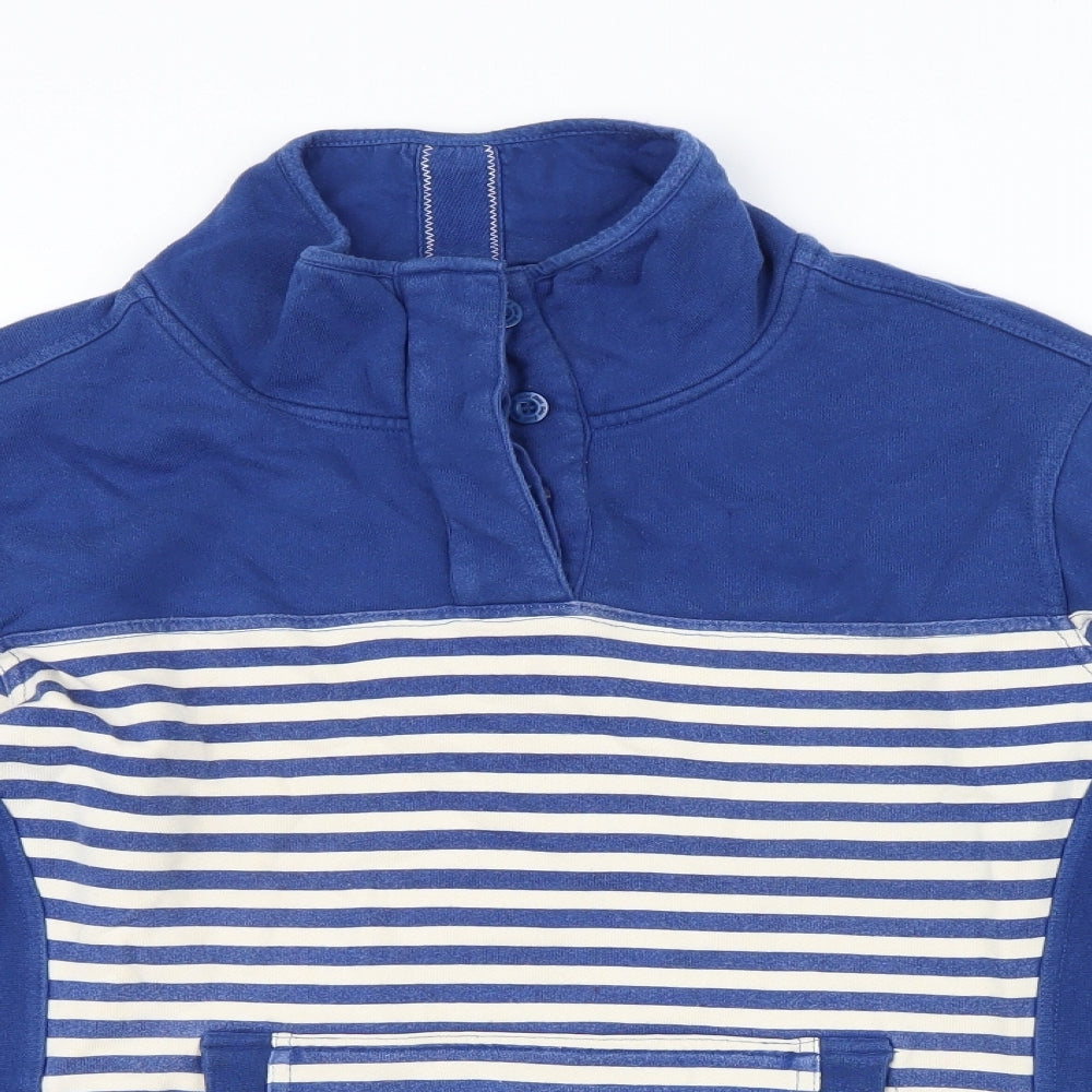 Urban Beach Womens Blue Striped  Pullover Jumper Size 14