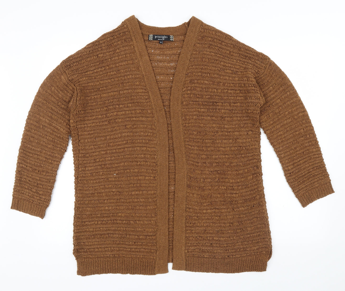 Prinsiples Womens Brown   Cardigan Jumper Size 16