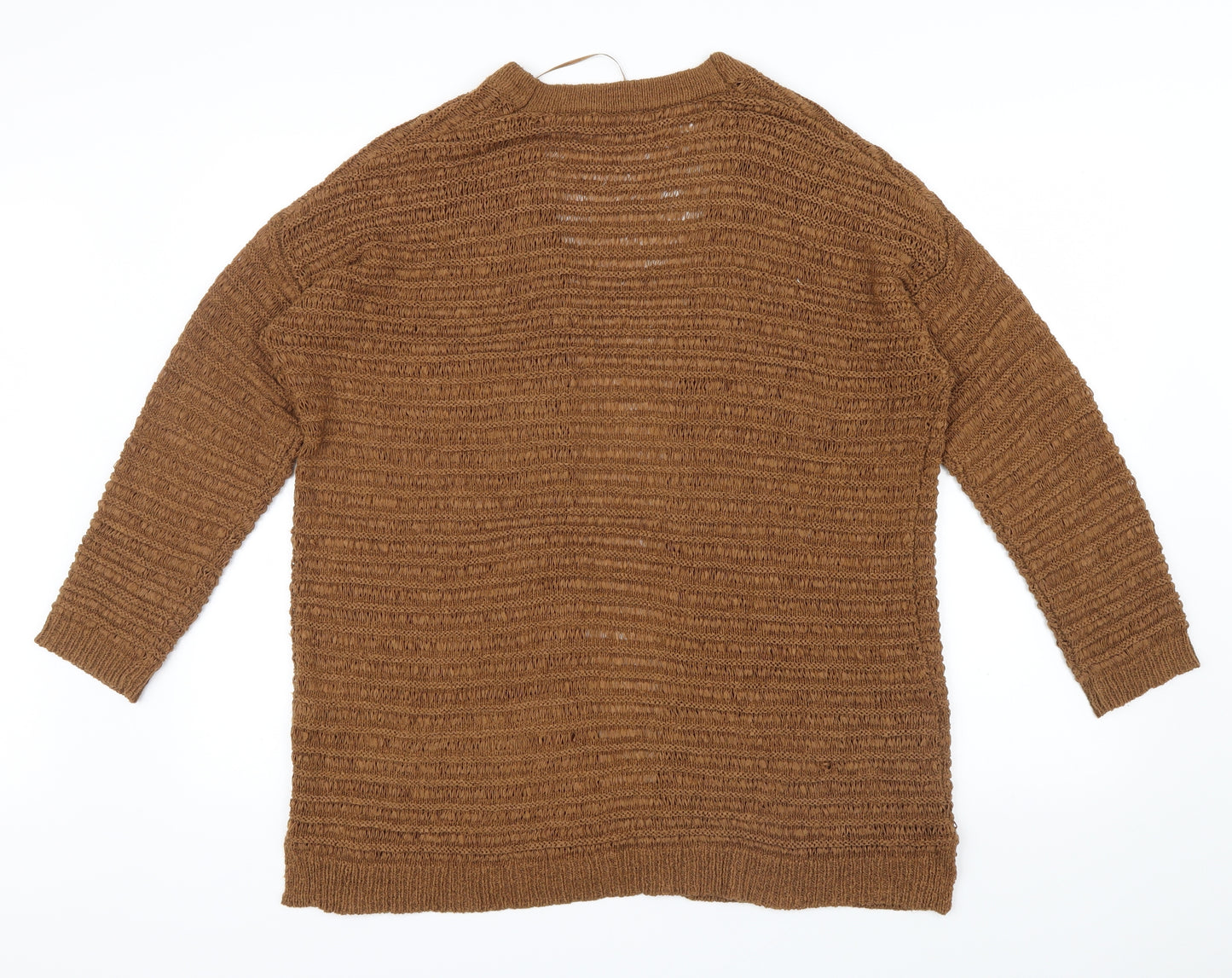 Prinsiples Womens Brown   Cardigan Jumper Size 16