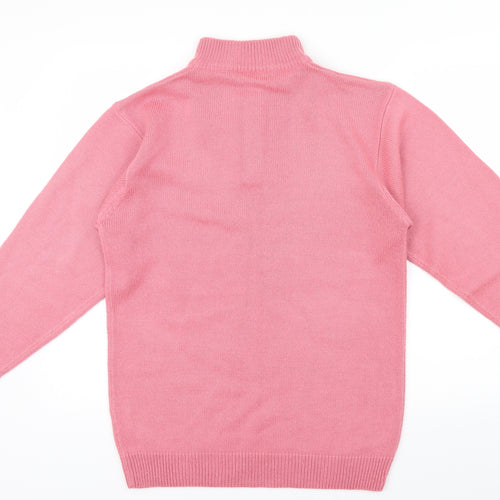 Daxon Womens Pink   Henley Jumper Size 12
