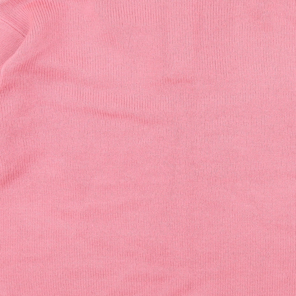 Daxon Womens Pink   Henley Jumper Size 12
