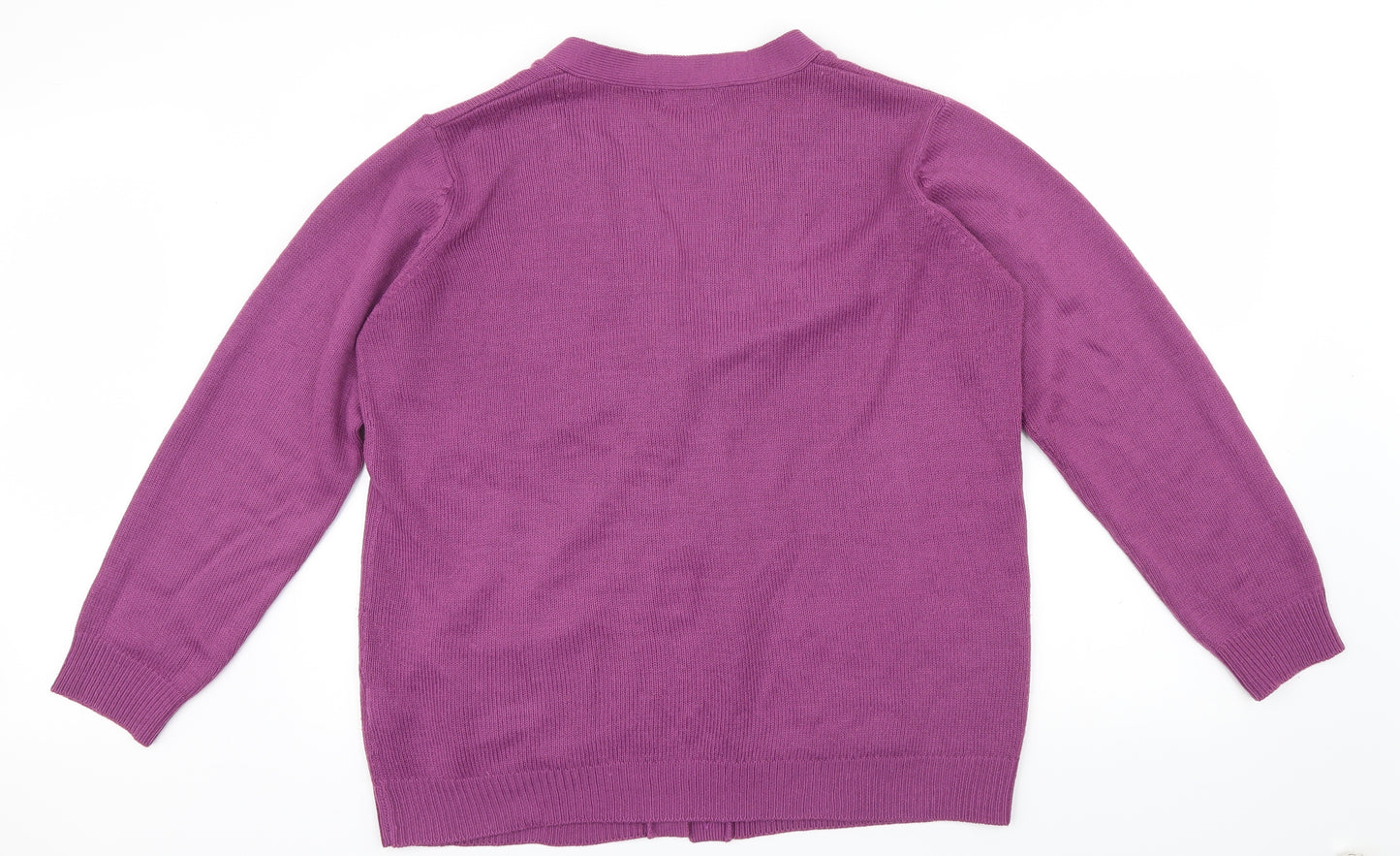 Damart Womens Pink   Cardigan Jumper Size 14