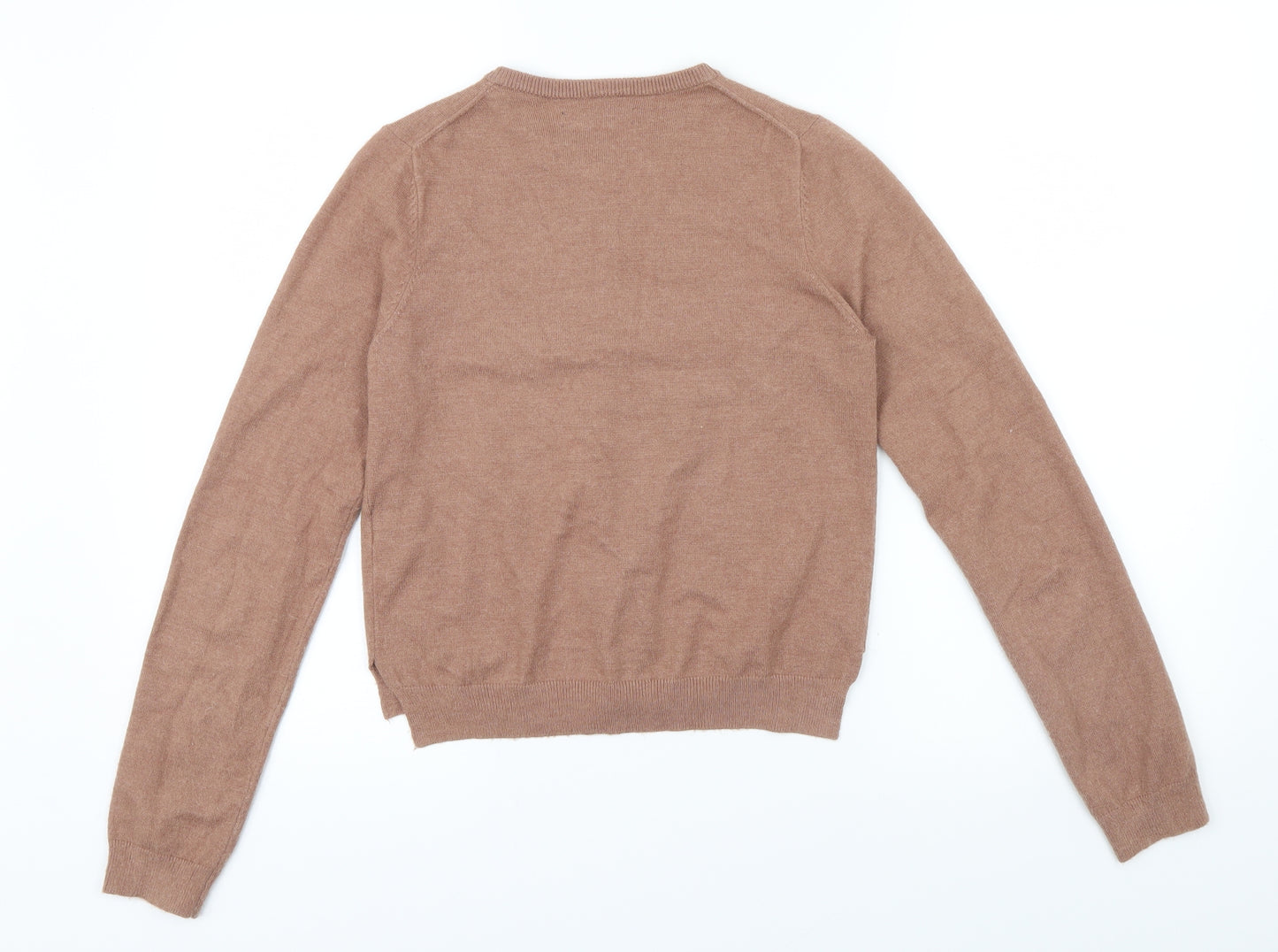 Zara Womens Brown   Cardigan Jumper Size S