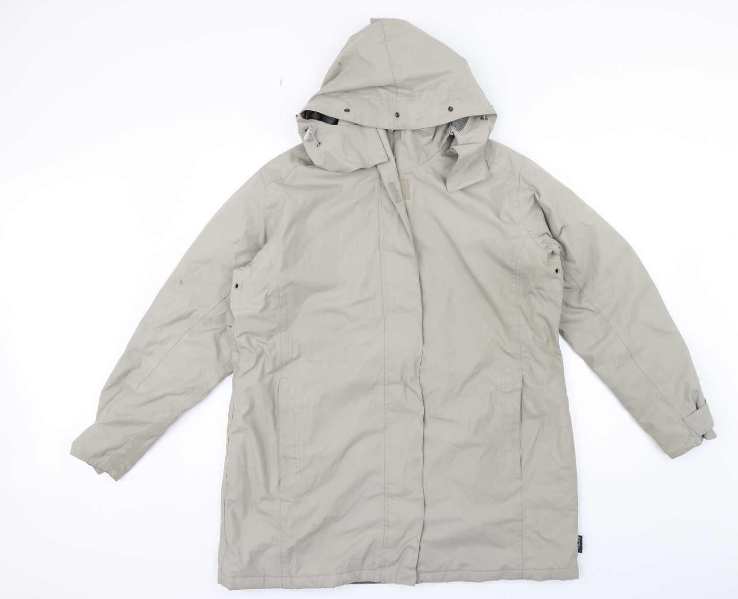 REGARTER Womens Beige   Overcoat Coat Size 14