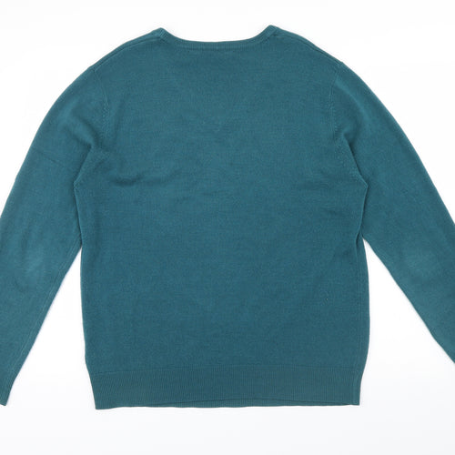 Cedar Wood State Mens Blue   Pullover Jumper Size L