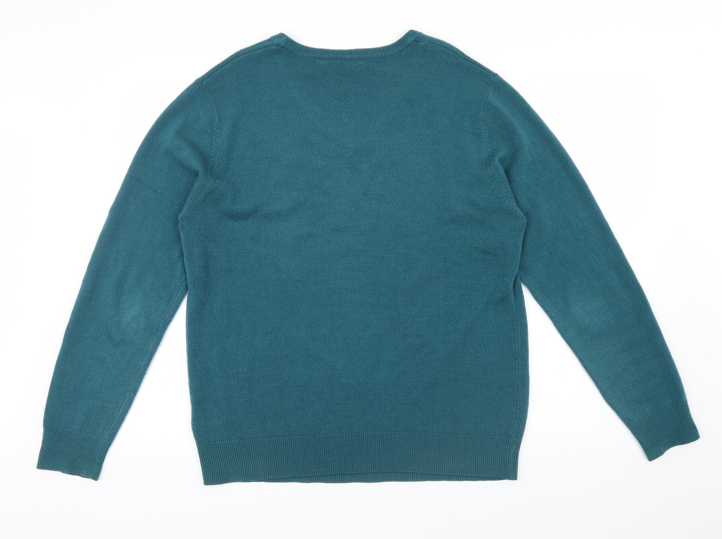 Cedar Wood State Mens Blue   Pullover Jumper Size L