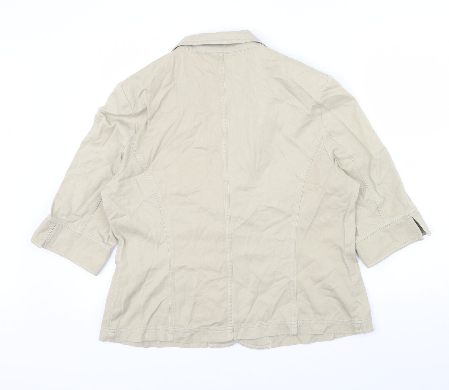 Viyella Womens Beige   Gilet Jacket Size 16