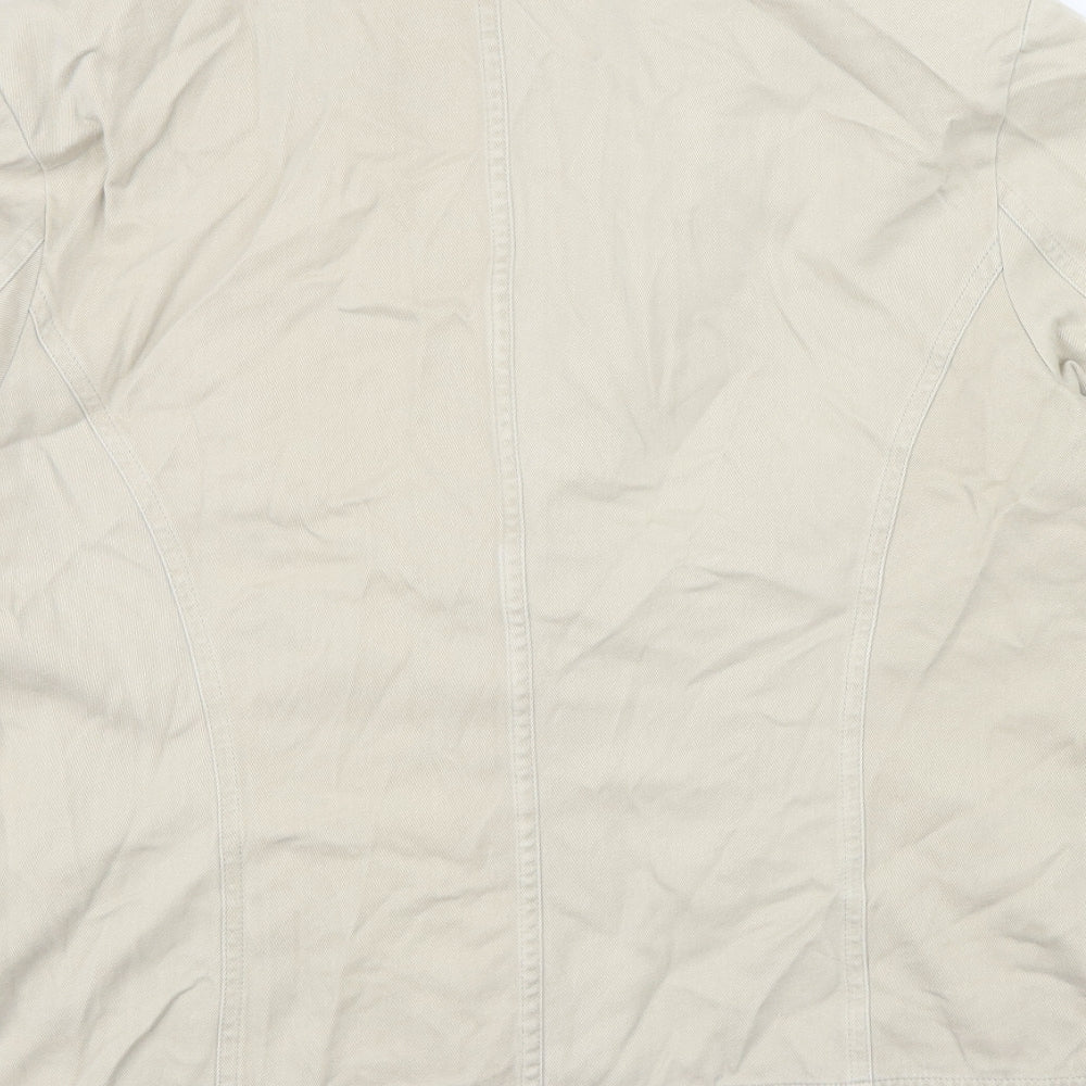 Viyella Womens Beige   Gilet Jacket Size 16