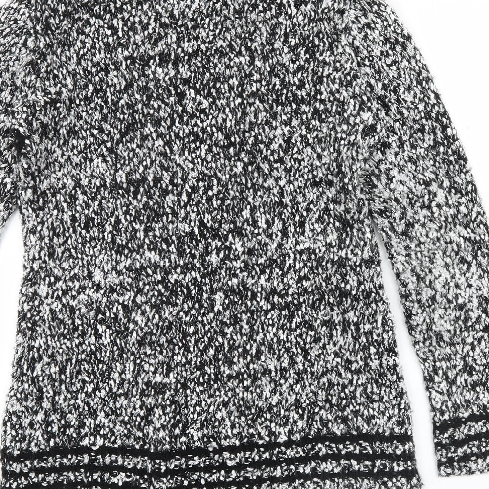 K FASHION Womens Black   Cardigan Jumper Size L
