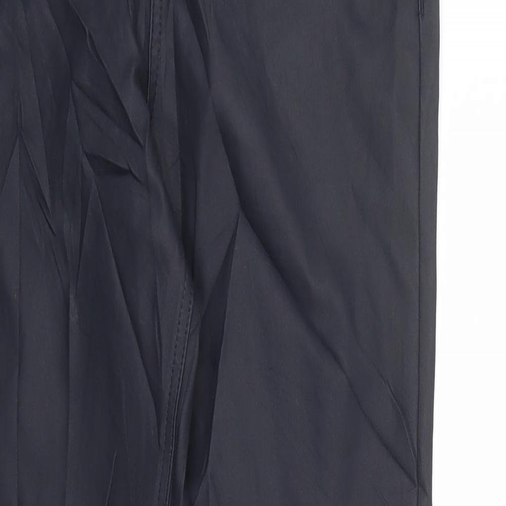 M&S Womens Blue   Dress Pants Trousers Size 14 L29 in