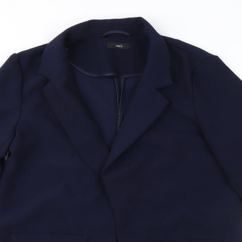 M&Co Womens Blue   Jacket  Size 10