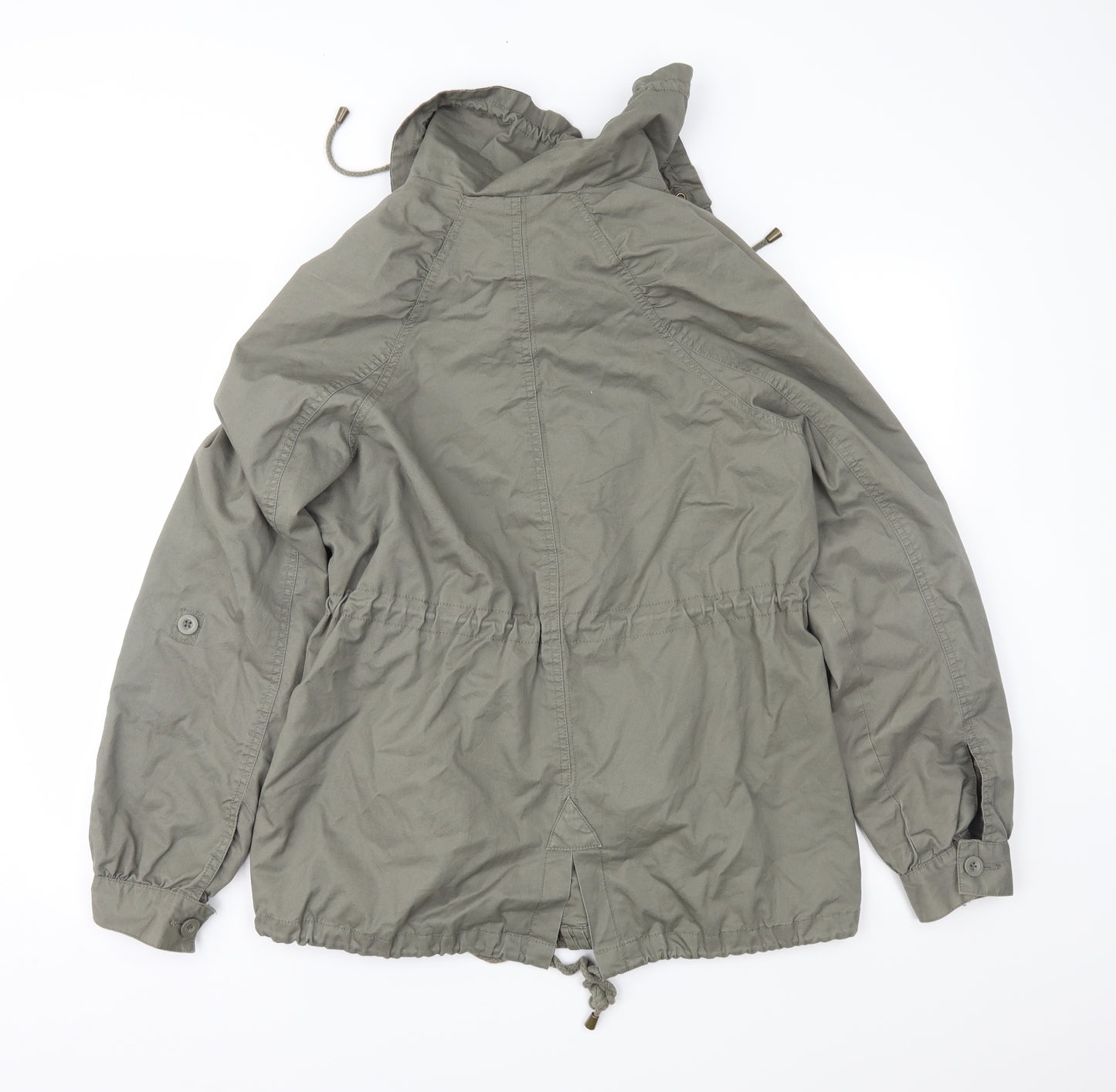Monsoon Womens Green   Parka Coat Size 12