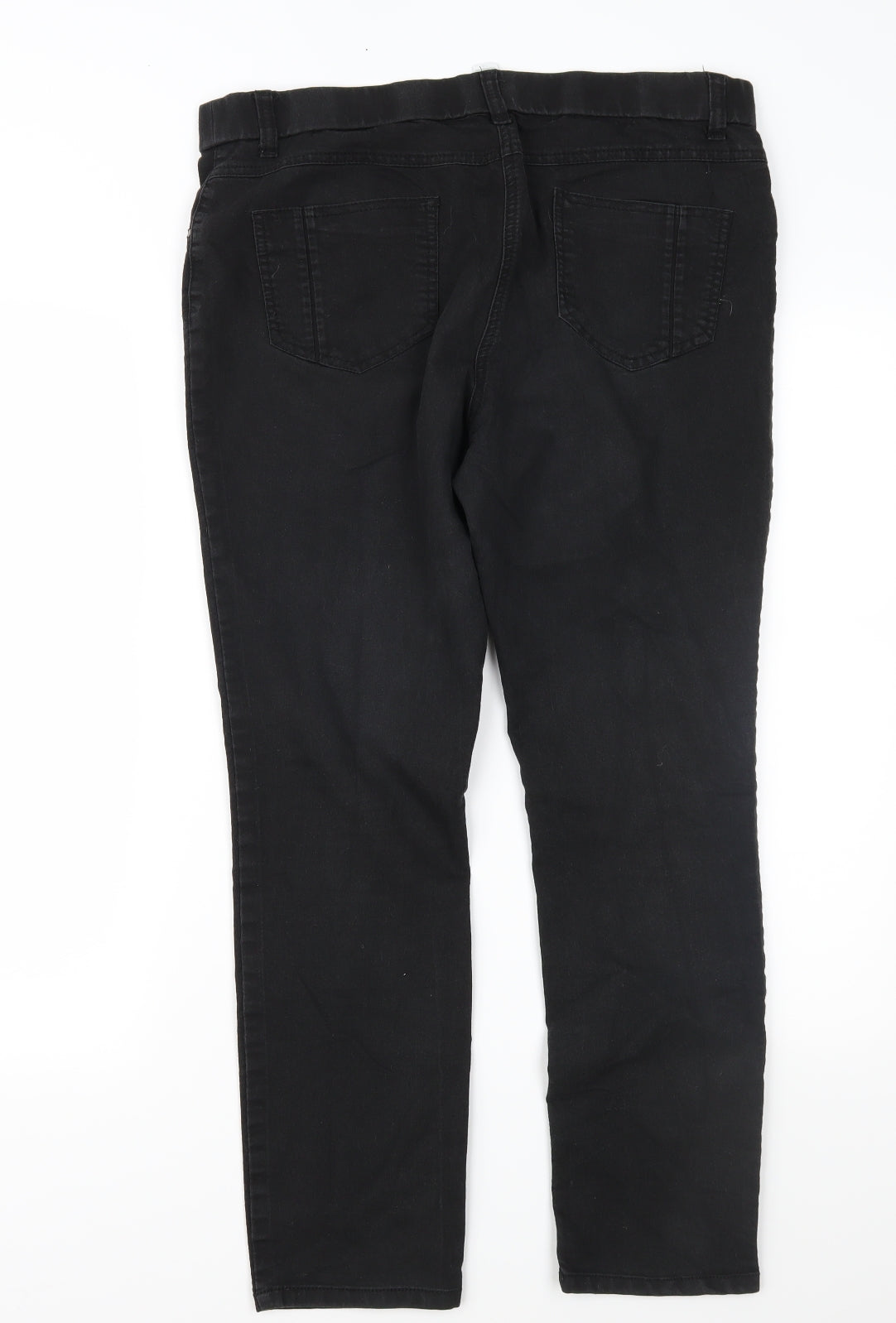 Wallis Womens Black  Denim Jegging Jeans Size 14 L27 in