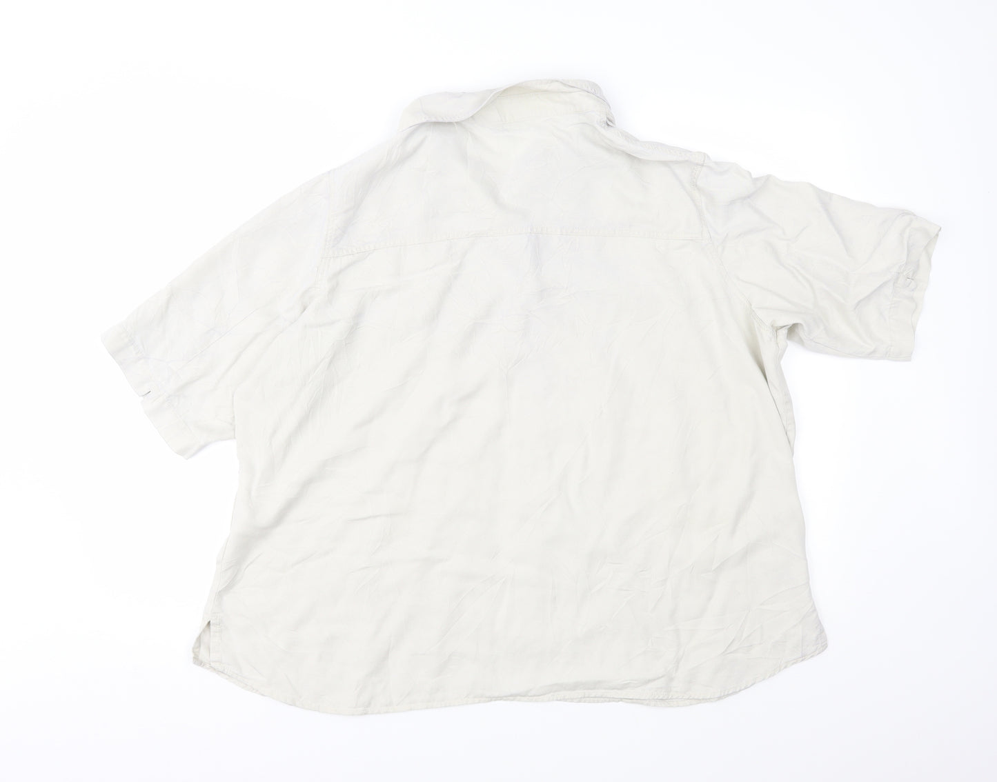 Marks and Spencer Womens Grey   Basic Button-Up Size 22