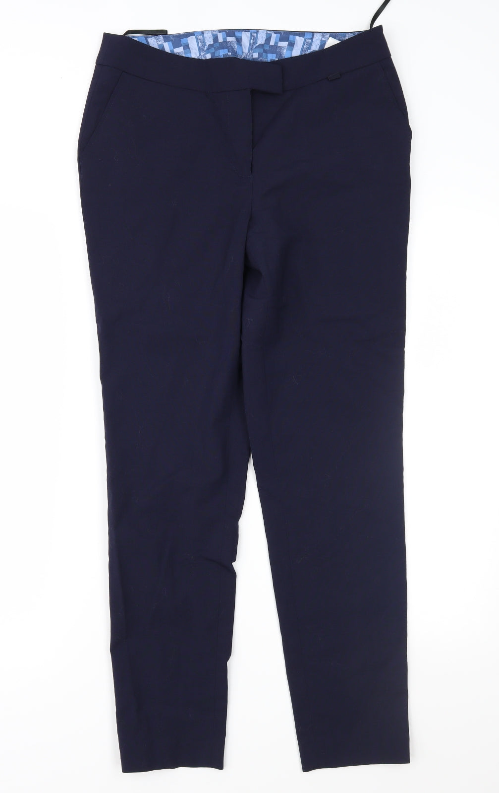 Preworn Womens Blue    Trousers Size 12 L28 in