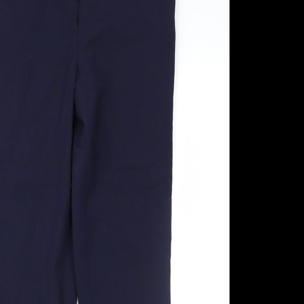 Preworn Womens Blue    Trousers Size 12 L28 in