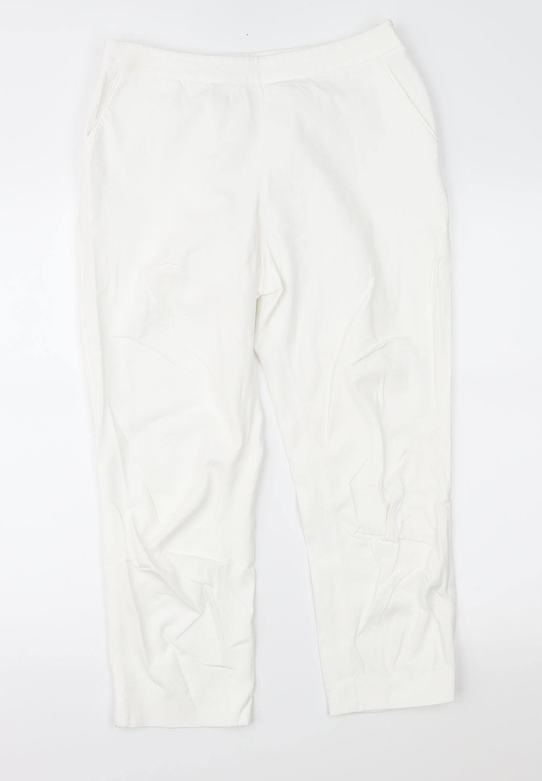 Precis Womens White   Capri Trousers Size 12 L23 in