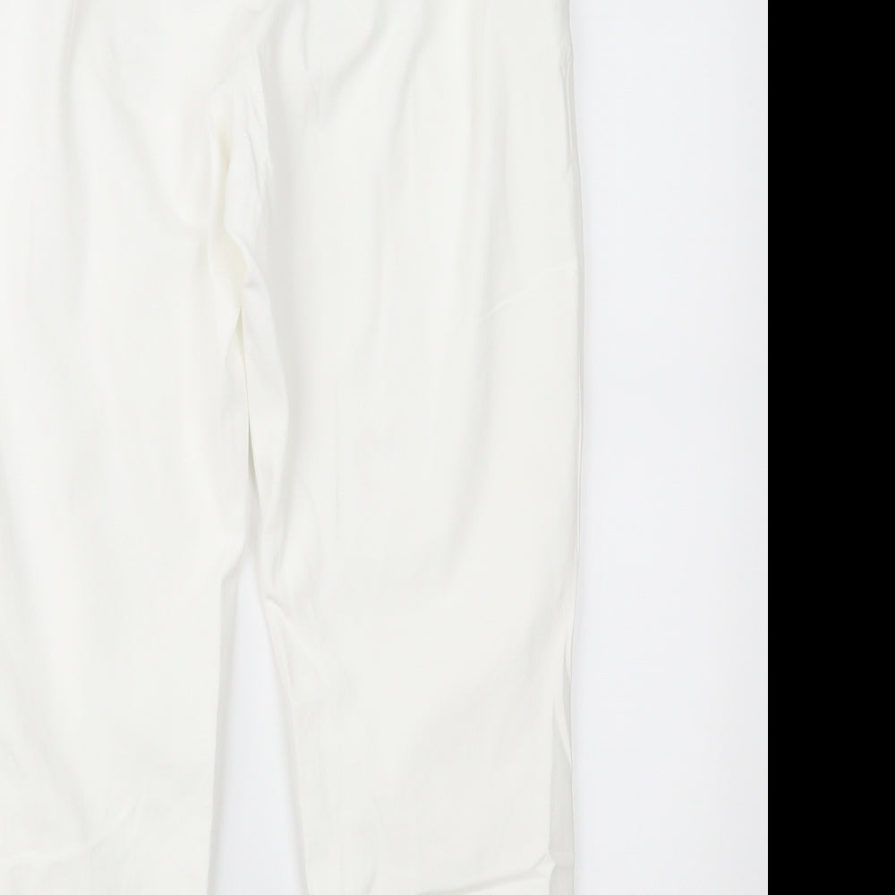 Precis Womens White   Capri Trousers Size 12 L23 in