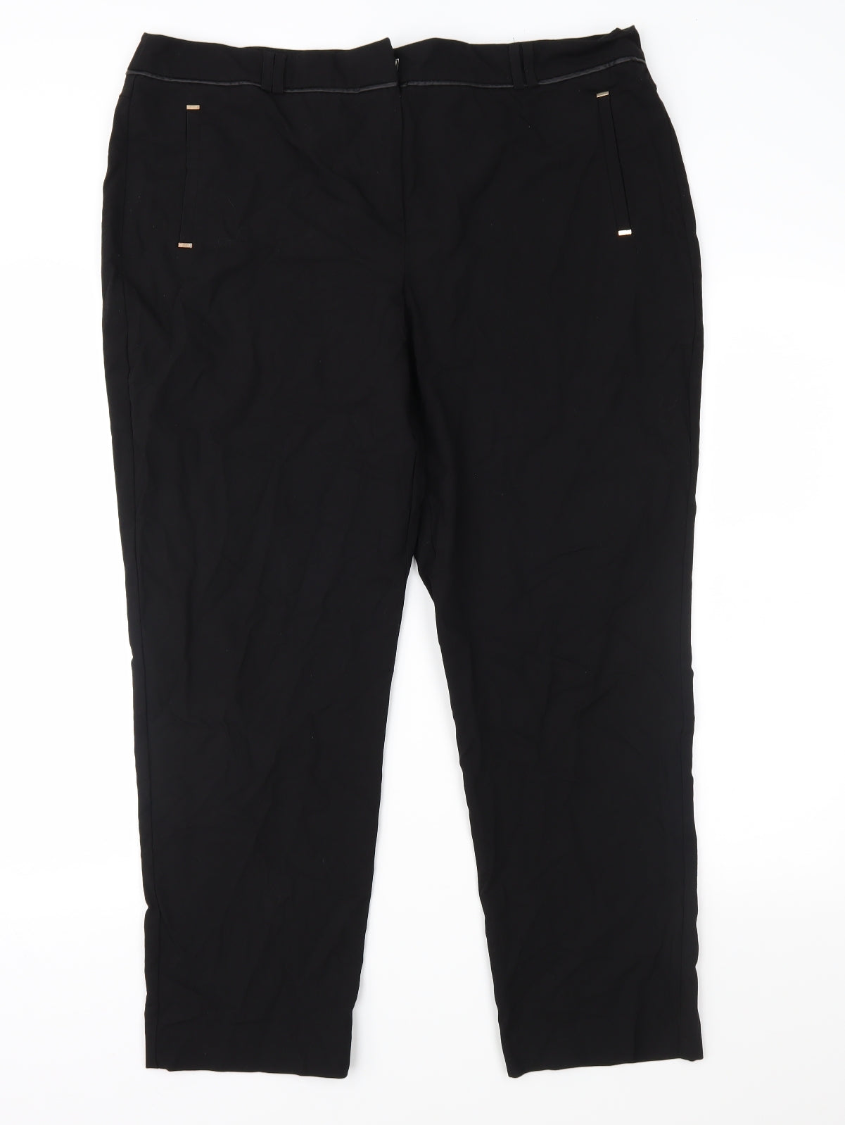 George Womens Black   Trousers  Size 18