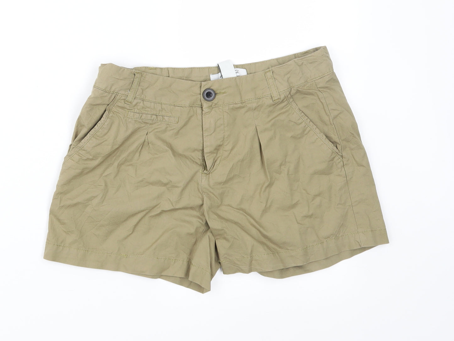 Zara Girls Green   Chino Shorts Size 11-12 Years