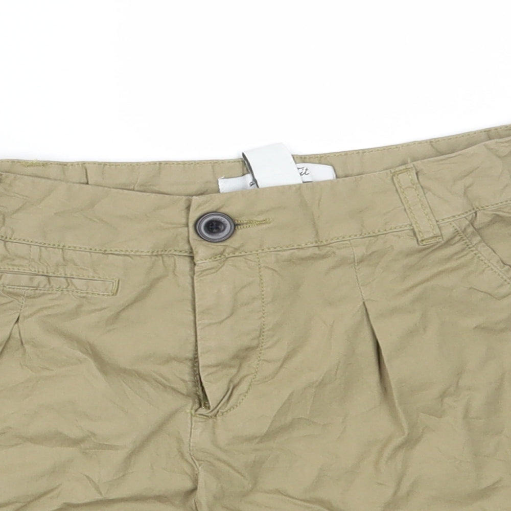 Zara Girls Green   Chino Shorts Size 11-12 Years