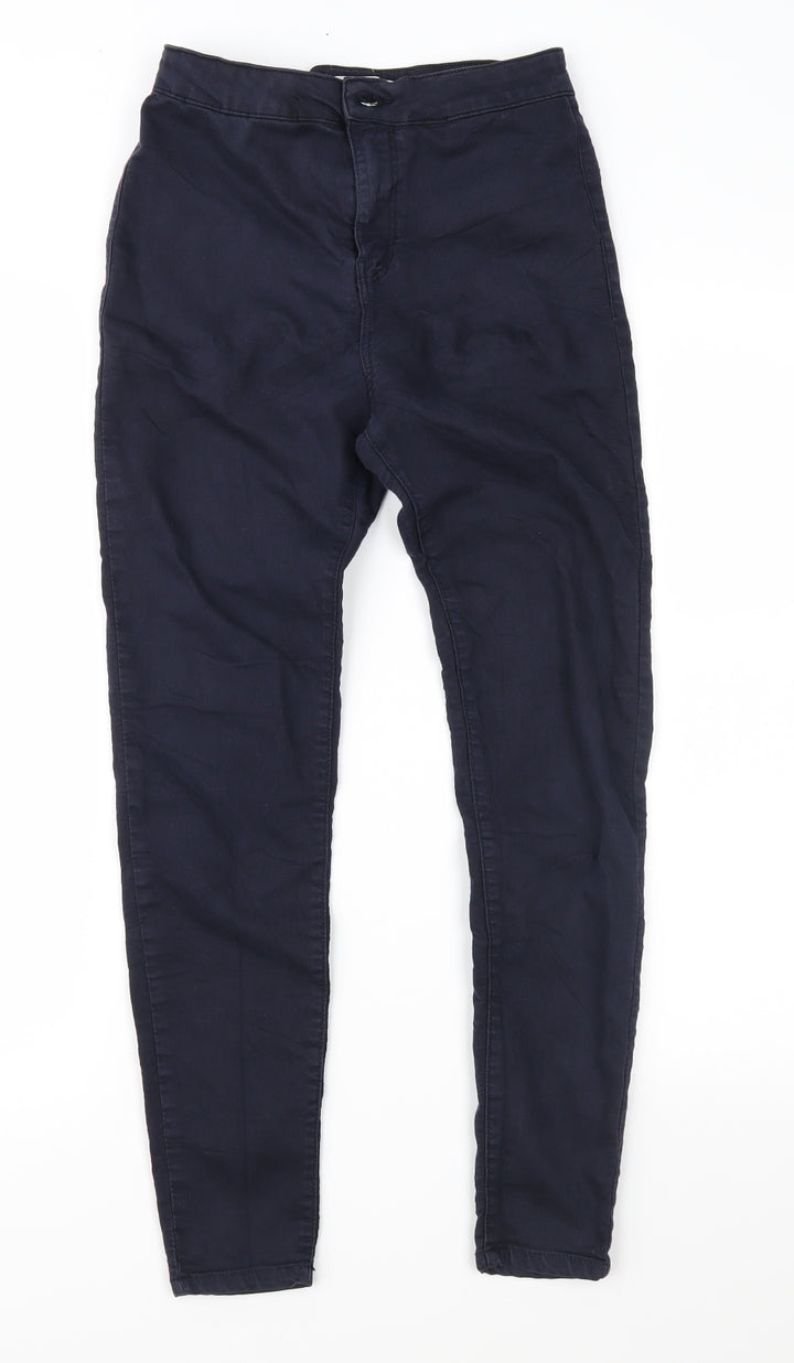 Bershka Womens Blue Skinny Jeans Size 8 L26 in