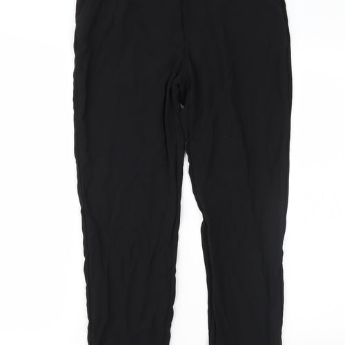 H&M Womens Black   Trousers  Size 8 L26 in